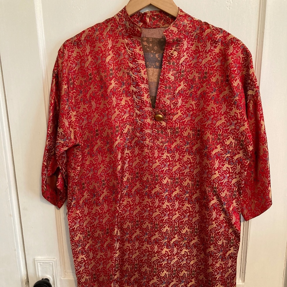 Chinese silk tunic